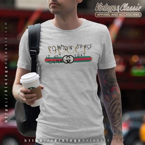 gucci common sense t shirt replica